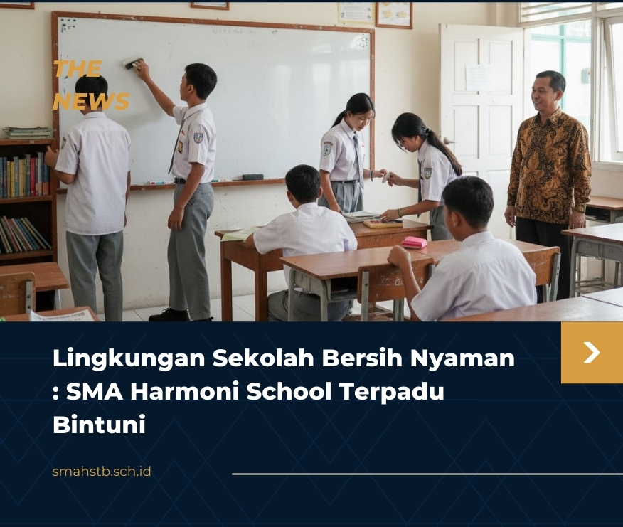 Lingkungan Sekolah Bersih Nyaman : SMA Harmoni School Terpadu Bintuni